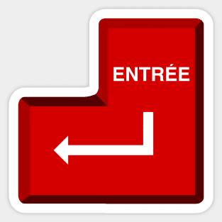 Touche entrée Sticker